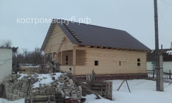 Дом из бруса.Саратовская область